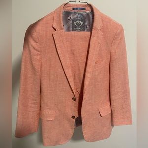 APPAMAN MOD SUIT, FIRECRACKER COLOR, BOYS SIZE 14